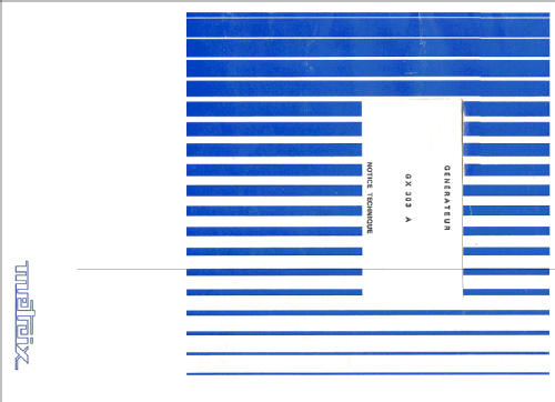 Wobulateur AM/FM GX-303A; Metrix, Compagnie (ID = 1966618) Equipment