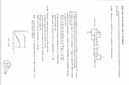 Meßsender AM-FM-Stereo GX 933; Metrix, Compagnie (ID = 2654616) Equipment