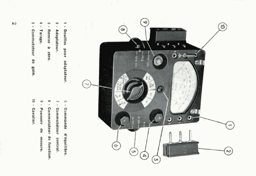 Transistormètre 301; Metrix, Compagnie (ID = 2370669) Equipment