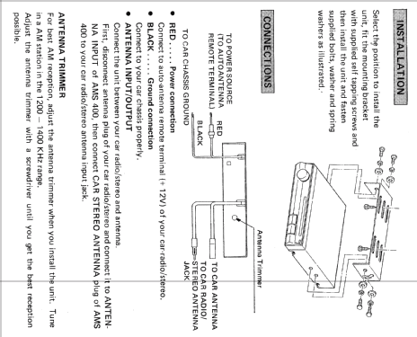 AM Stereo Converter AMS-400; Metrosound (ID = 1193381) Converter