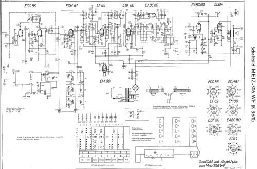 306WF; Metz Transformatoren (ID = 12672) Radio