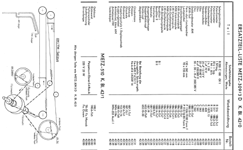 309/3D; Metz Transformatoren (ID = 812644) Radio