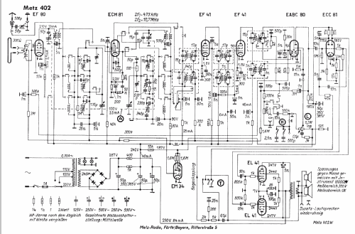 402W Ausg. 2; Metz Transformatoren (ID = 36827) Radio