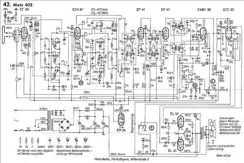 402W Ausg. 2; Metz Transformatoren (ID = 717591) Radio