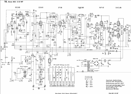 405/3D/WF; Metz Transformatoren (ID = 1010241) Radio