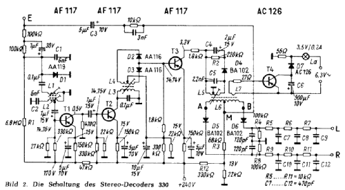 Automatik-Stereo-Empfangsteil - UKW-Stereo-Decoder 330; Metz Transformatoren (ID = 2494521) mod-past25