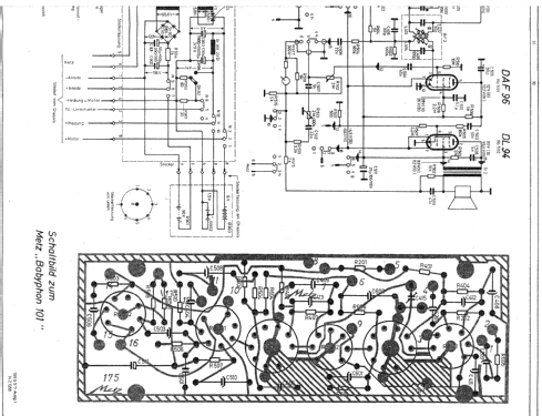 Babyphon 101 ML; Metz Transformatoren (ID = 224491) Radio