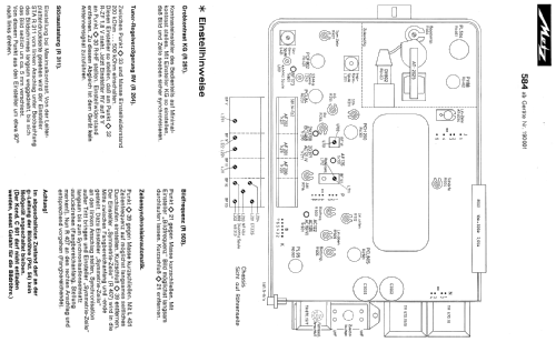 Capri-S 584; Metz Transformatoren (ID = 327552) Television