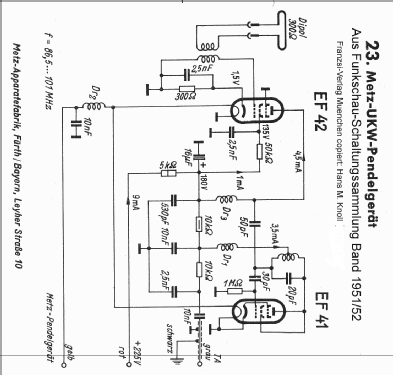 Hawaii UKW-Einsatz UKP 11U/0+llU/3; Metz Transformatoren (ID = 1570122) Converter