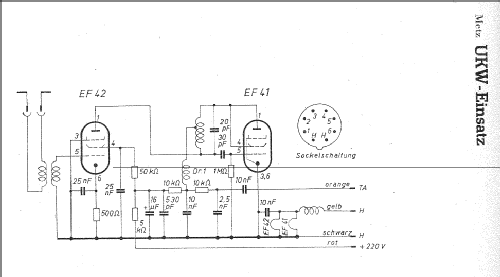 Hawaii UKW-Einsatz UKP 11U/0+llU/3; Metz Transformatoren (ID = 1570123) Converter
