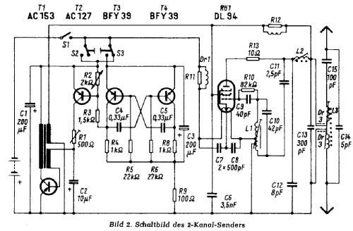 Mecatron 2-Kanal-Baby-Sender 191/11; Metz Transformatoren (ID = 2495830) Misc