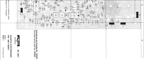 Quarz Synthesizer FM/AM Tuner SX-4961; Metz Transformatoren (ID = 791763) Radio