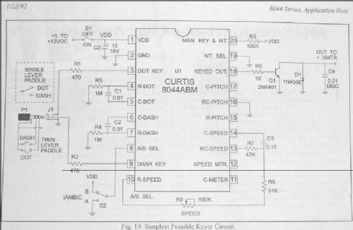 Lambic Key Module MFJ-412; MFJ Enterprises; (ID = 1150897) Radio part