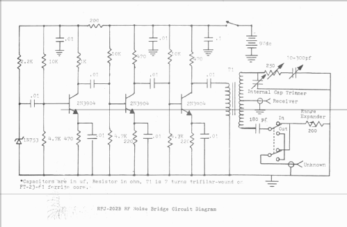 RF Noise Bridge MFJ-202B; MFJ Enterprises; (ID = 465532) Equipment