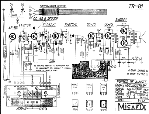 TR81; Micafix Electrónica; (ID = 589342) Radio