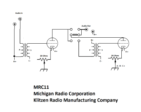 MRC 11 ; Michigan Radio Corp. (ID = 2807834) Ampl/Mixer