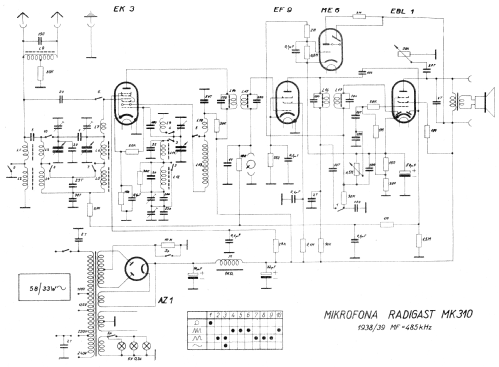 Radigast MK310; Microphona Mikrofona (ID = 19592) Radio