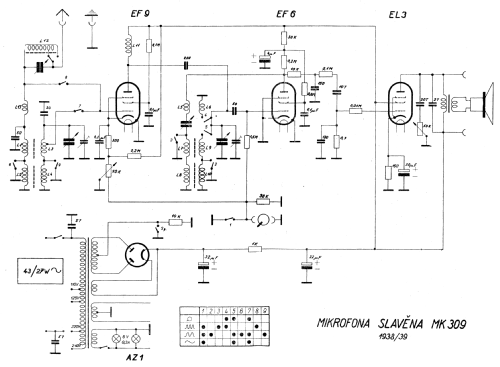 Slavena MK309; Microphona Mikrofona (ID = 19591) Radio