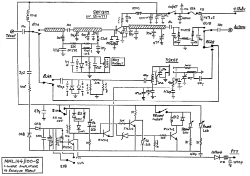 Linear Amplifier MML 144/100-S; Microwave Modules (ID = 2810671) Ampl. RF