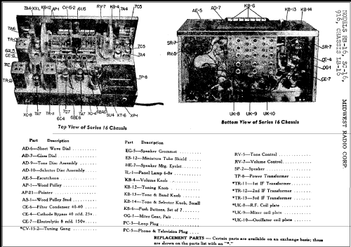 916 Ch= LB-16; Midwest Radio Co., (ID = 291265) Radio