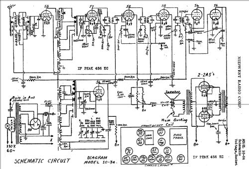 Chassis 10-34; Midwest Radio Co., (ID = 525744) Radio