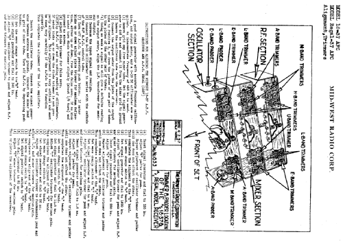 Chassis Regal AFC; Midwest Radio Co., (ID = 526321) Radio