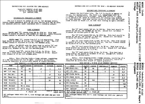 Export 9-38ACDC; Midwest Radio Co., (ID = 527335) Radio