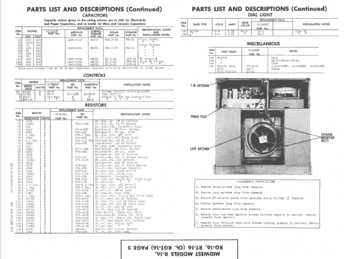 R-16 Ch= RGT-16; Midwest Radio Co., (ID = 1396827) Radio