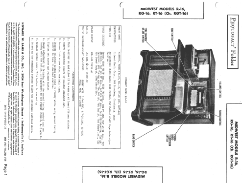 RT-16 Ch= RGT-16; Midwest Radio Co., (ID = 1396849) Radio