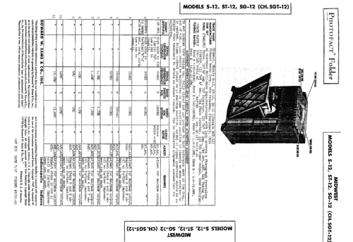 S-12 Ch= SGT-12; Midwest Radio Co., (ID = 433016) Radio