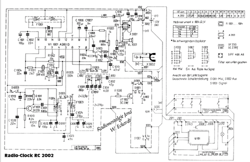 LCD Radio-Clock RC2002; Mikroelektronik ' (ID = 376189) Radio