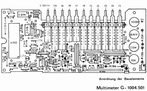 Digital Multimeter G 1004.501; Mikroelektronik ' (ID = 582429) Ausrüstung