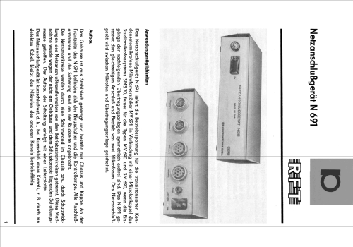 Netzanschlussgerät N691; Mikrofontechnik (ID = 631572) Power-S