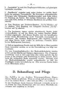 Funkhorchempfänger Fu H.E.u1 'Ulrich'; Militär verschiedene (ID = 3031030) Mil Re