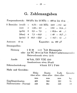 Funkhorchempfänger Fu H.E.u1 'Ulrich'; Militär verschiedene (ID = 3031035) Mil Re