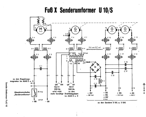 Sender und Empfänger Umformer U10/E U10/S; Militär verschiedene (ID = 335684) Aliment.