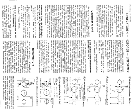 Sender und Empfänger Umformer U10/E U10/S; Militär verschiedene (ID = 569021) Power-S