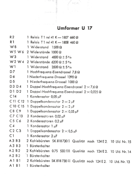 Umformer U17 Ln27025 ; Militär verschiedene (ID = 3034853) Power-S