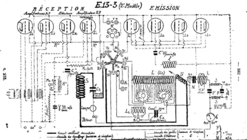 Émetteur - Récepteur E13; MILITARY France, (ID = 2610966) Mil TRX