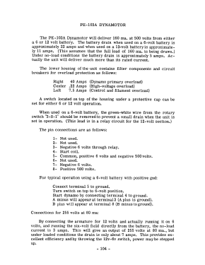 Dynamotor PE-103A; MILITARY U.S. (ID = 2970860) Aliment.