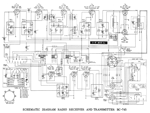 Radio Receiver and Transmitter BC-745-; MILITARY U.S. (ID = 1973852) Mil TRX