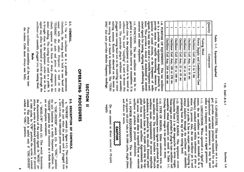 Test Oscillator Set AN/PRM-10; MILITARY U.S. (ID = 1339008) Equipment