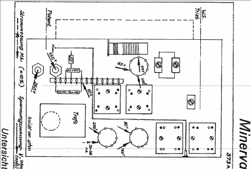 Minerphon 373-W; Minerva-Radio (ID = 1458690) Radio