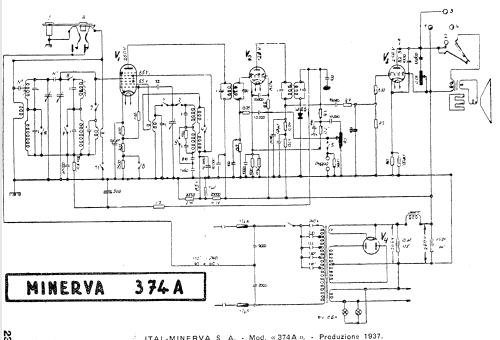 374A/25; Minerva-Radio (ID = 625957) Radio