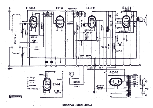 495/3; Minerva Ital-Minerva (ID = 574452) Radio