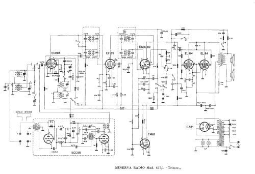 Trieste 627/1; Minerva Ital-Minerva (ID = 1727126) Radio