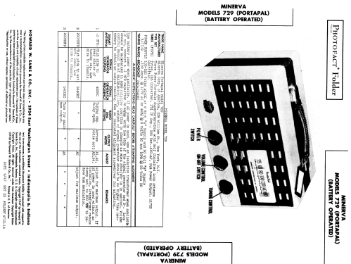 729 'Portapal' ; Minerva Radio Co. (ID = 879388) Radio