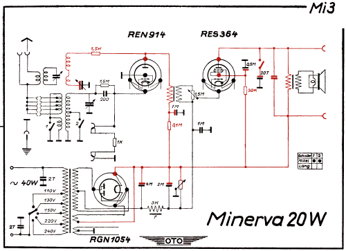 20W; Minerva-Radio (ID = 2990510) Radio