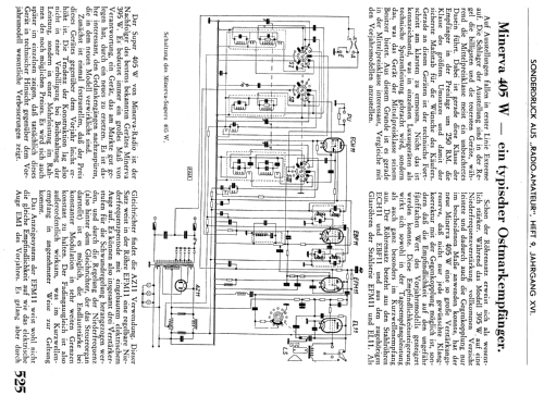 405W; Minerva-Radio (ID = 1962392) Radio