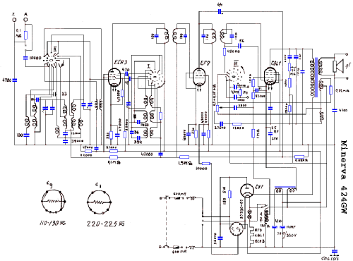 424GW; Minerva Schweiz (ID = 31268) Radio